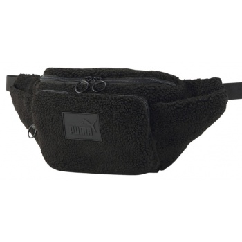 puma core sherpa waist bag 079162-01 μαύρο