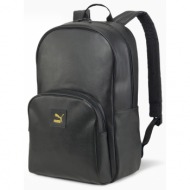 puma classics lv8 pu backpack 079644-01 μαύρο
