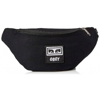 obey wasted hip bag 100010098-blk μαύρο