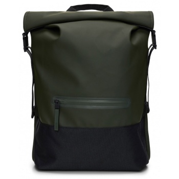 rains trail rolltop backpack 14320-03 πράσινο