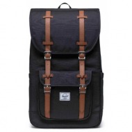 herschel little america backpack 11390-00001 μαύρο