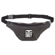 obey wasted hip bag ii 100010153-blk μαύρο