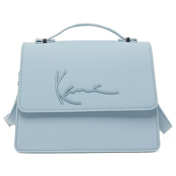 karl kani signature mini shoulder bag ka241-026-2-blue σιελ