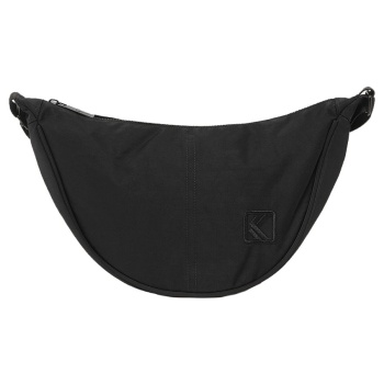 karl kani retro os logo shoulder bag ka241-009-1-black μαύρο