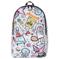 space junk spongebob handrawn character backpacks sjs133 πολύχρωμο