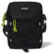 huf bowery side bag ac00987-black μαύρο