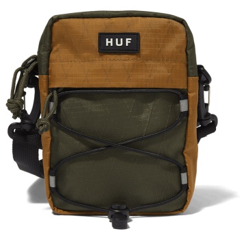 huf bowery side bag ac00987-olive λαδι