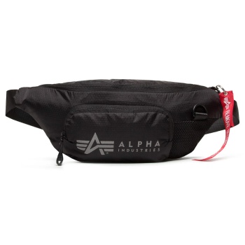 alpha industries packable waist bag 118917-03 μαύρο