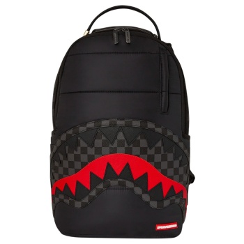 sprayground black puffer check dlx backpack b6780 μαύρο