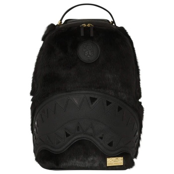 sprayground nissim black dlxsf faux fur backpack b6761 μαύρο