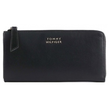 casual chic leather large wallet women tommy hilfiger σε προσφορά