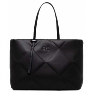 quilted re-lock large tote bag women calvin klein