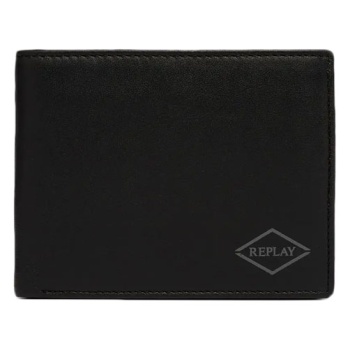 plain leather wallet men replay