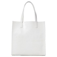 croccon large icon shopper bag women ted baker