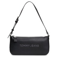 tommy jeans essential embossed logo shoulder bag women