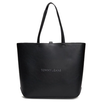 tommy jeans essential metal logo tote bag women