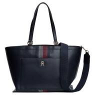 corporate monogram tote bag women tommy hilfiger