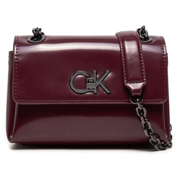 re-lock shiny small shoulder bag women calvin klein