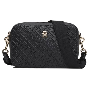 embossed monogram camera bag women tommy hilfiger