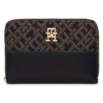 jacquard zip around medium wallet women tommy hilfiger