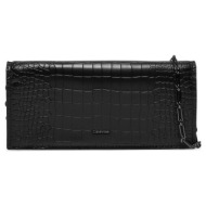 croco faux leather chain mini crossbody bag women calvin klein