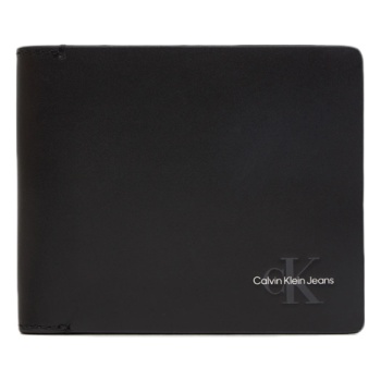 monogram soft bifold wallet men calvin klein