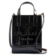 gatocon croco effect icon mini tote bag women ted baker