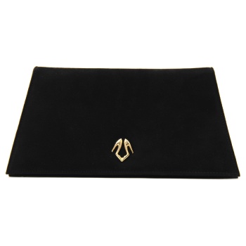 suede leather clutch bag women mourtzi σε προσφορά