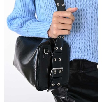 glamorous τσάντα με τρους μαύρη – glorious σε προσφορά