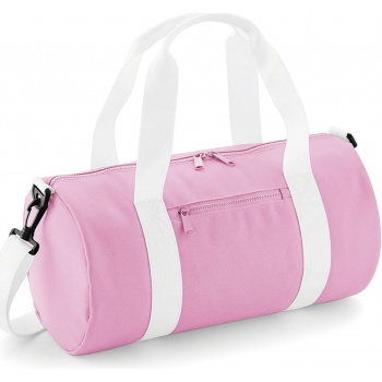 τσάντα βαρέλι mini bagbase bg140s classic pink/white