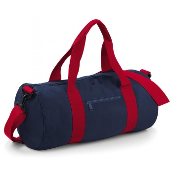 original barrel bag bag base bg140 - french navy/classic red